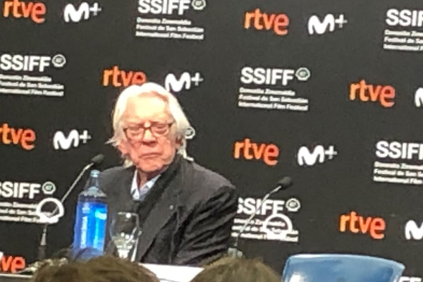 A Donald Sutherland le preocupa mucho el cambio climático