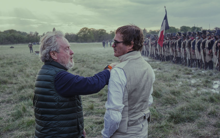 Ridley Scott, en modo Napoleón, quiere conquistar la taquilla mundial