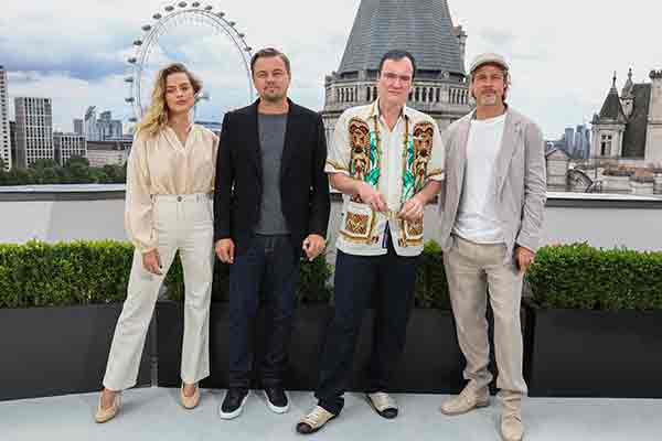Silencio, se estrena: Tarantino, DiCaprio, Pitt y Robbie hablan lo mínimo imprescindible de "Érase una vez en... Hollywood"