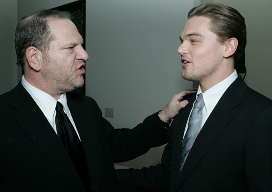 leonardo dicaprio harvey weinstein