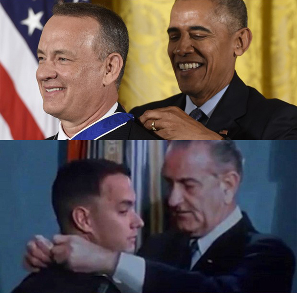 Barack Obama condecora a Robert de Niro, Tom Hanks, Robert Redford y Ellen DeGeneres