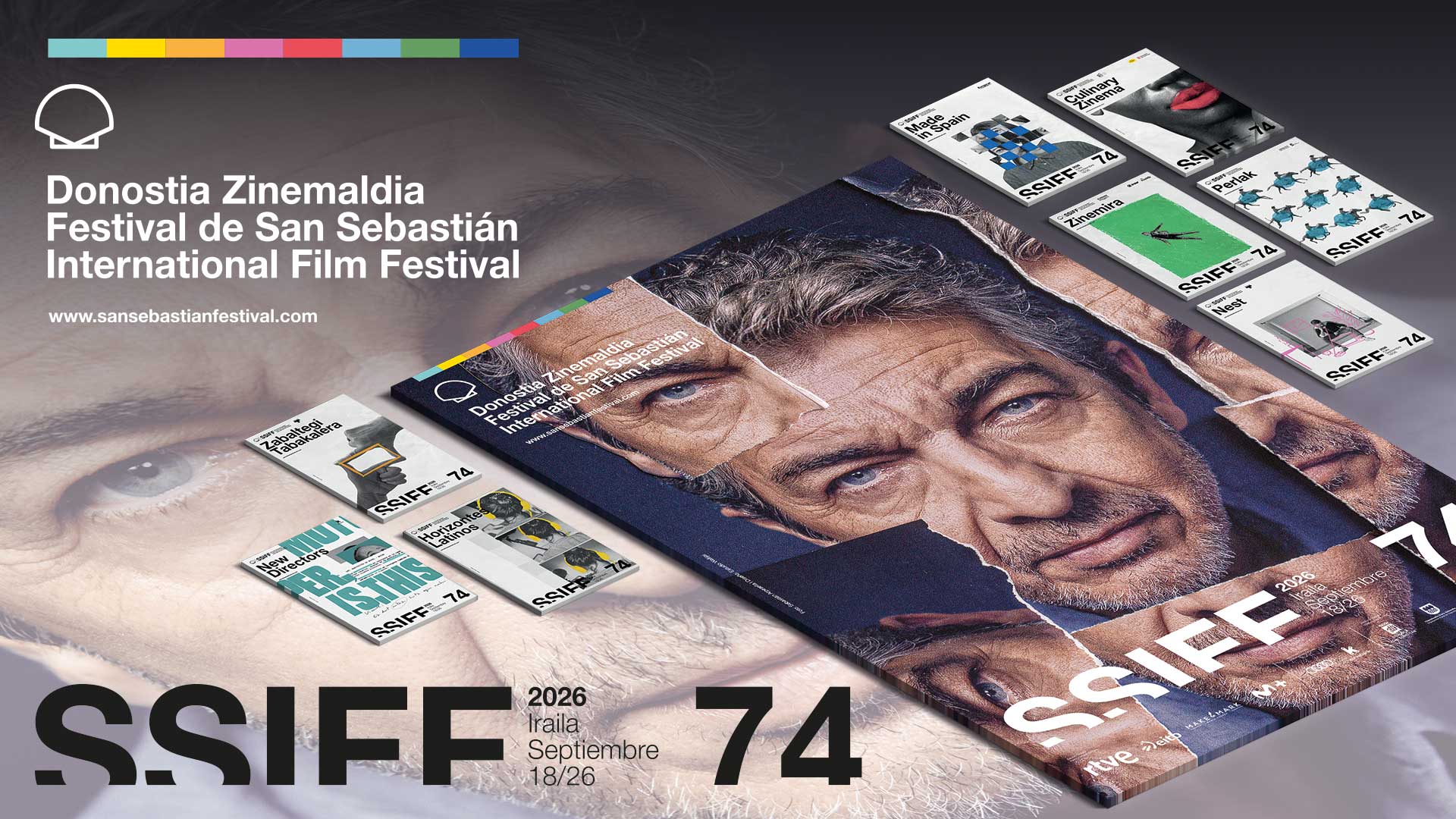 Ricardo Darín protagoniza el cartel oficial de la 74ª edición del Festival de San Sebastián (SSIFF),