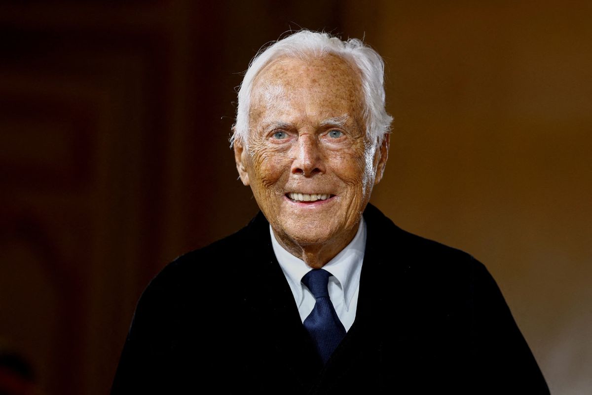 Acelerón en el biopic de Giorgio Armani