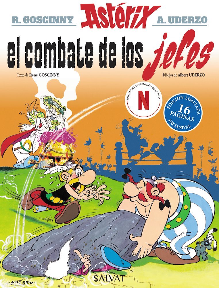 "El combate de los jefes. Edición limitada", de René Goscinny y Albert Uderzo