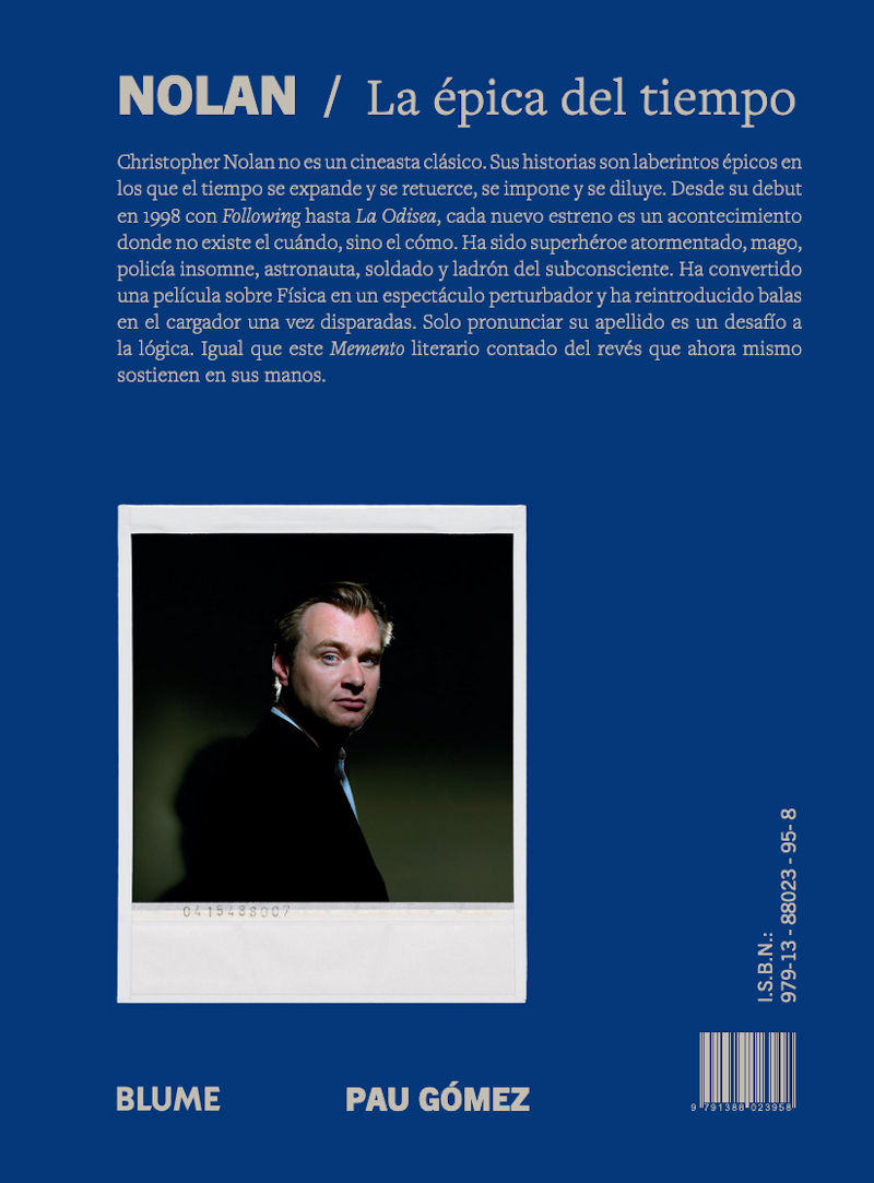 "Nolan / La épica del tiempo", de Pau Gómez