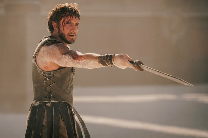 "Gladiator II" no está para hechizos