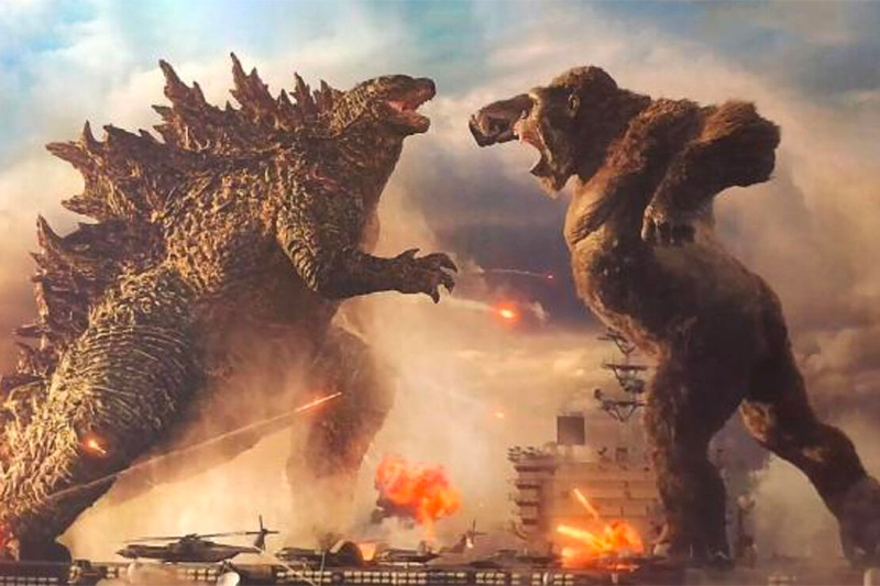"Godzilla vs. Kong" despierta a los espectadores