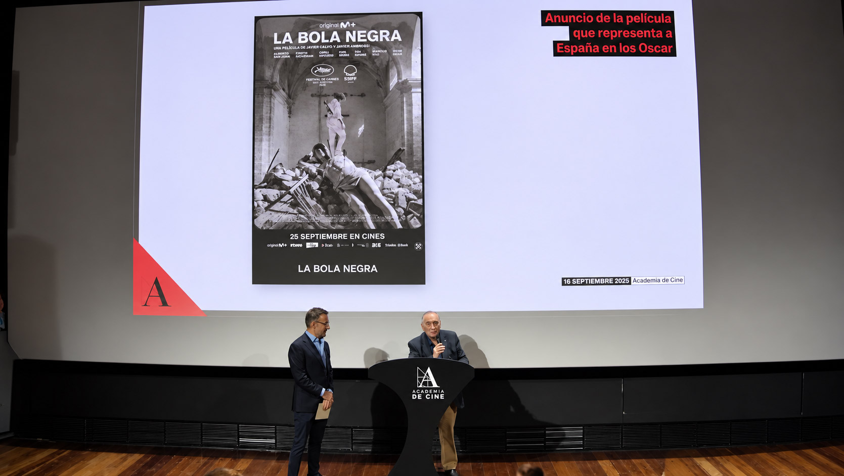 "La bola negra" representará a España en los Oscar