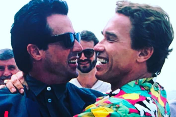 Arnold Schwarzenegger celebra a lo grande su setenta cumpleaños - Sylvester Stallone le felicita efusivamente