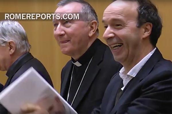 Roberto Benigni confiesa su entusiasmo por el nuevo libro del Papa Francisco