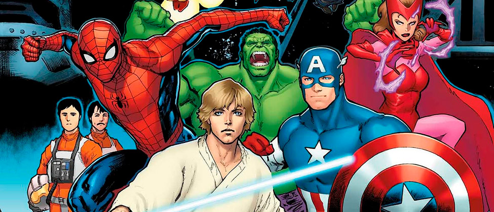 Los superhéroes Marvel visitan el universo de 'Star Wars'