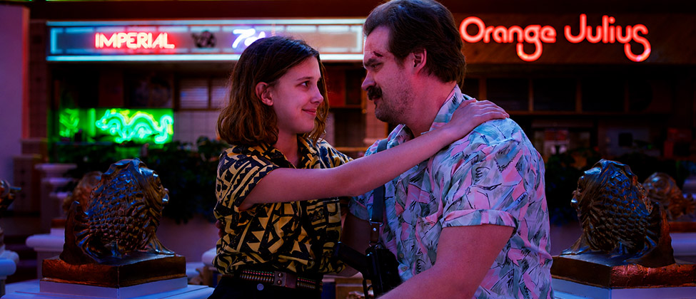Millie Bobby Brown se reencuentra con David Harbour tras 'Stranger Things'
