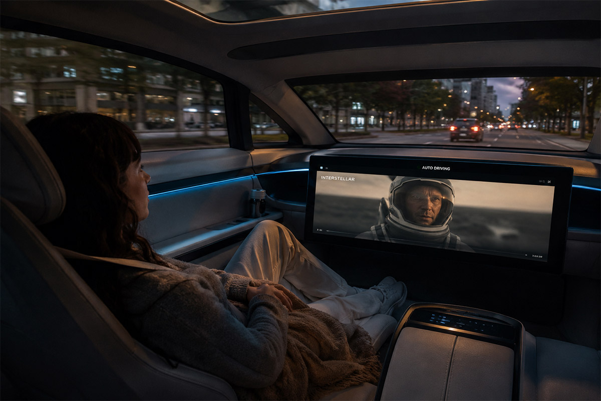 IMAX prepara un sistema de cine para vehículos sin conductor chinos
