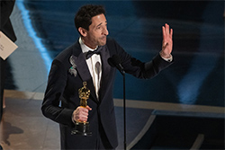 Oscar discurso adrien brody