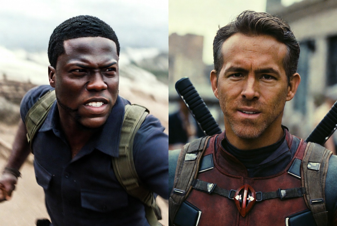 Kevin Hart y Ryan Reynolds, espías con mujeres amigas