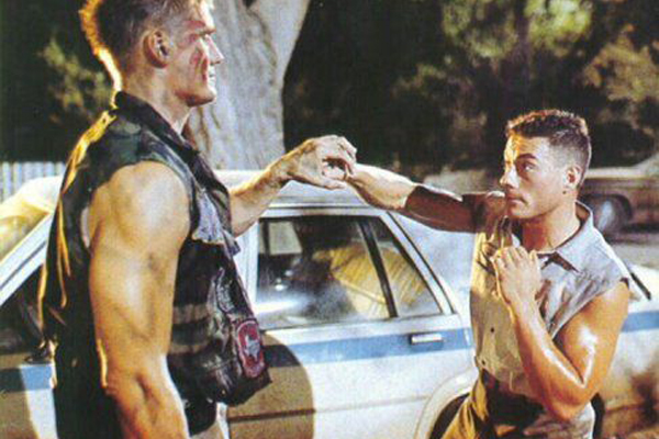Jean-Claude Van Damme y Dolph Lundgren juntos otra vez, pero del mismo bando