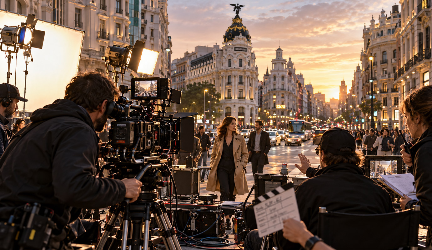Madrid se convierte en lugar predilecto de rodaje de cine y series