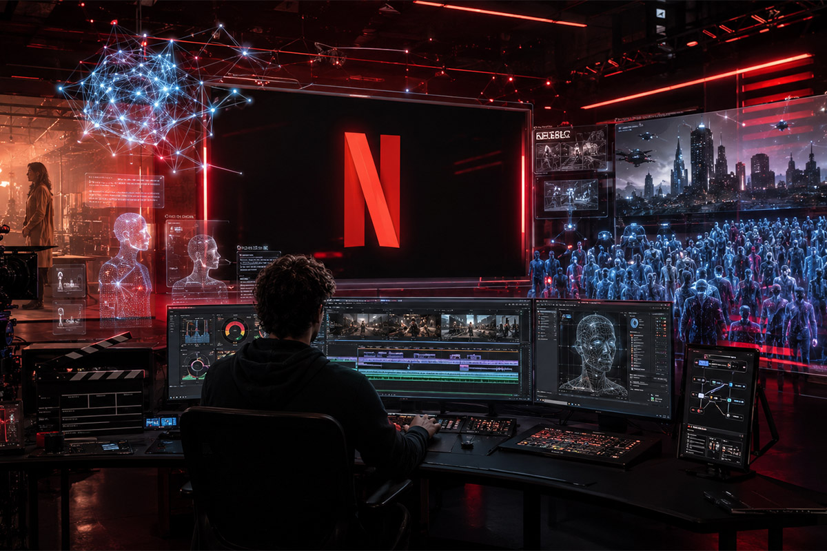 Netflix invertirá 20.000 millones en contenido, pero cada vez depende más de la IA