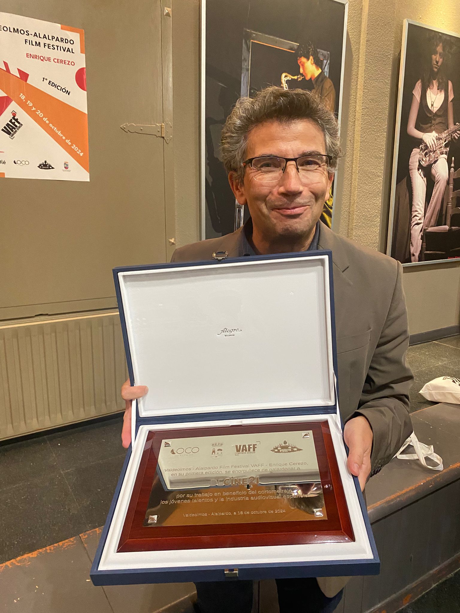 El Festival de Valdeolmos-Alapardo (VAFF Enrique Cerezo) premia a Decine21 