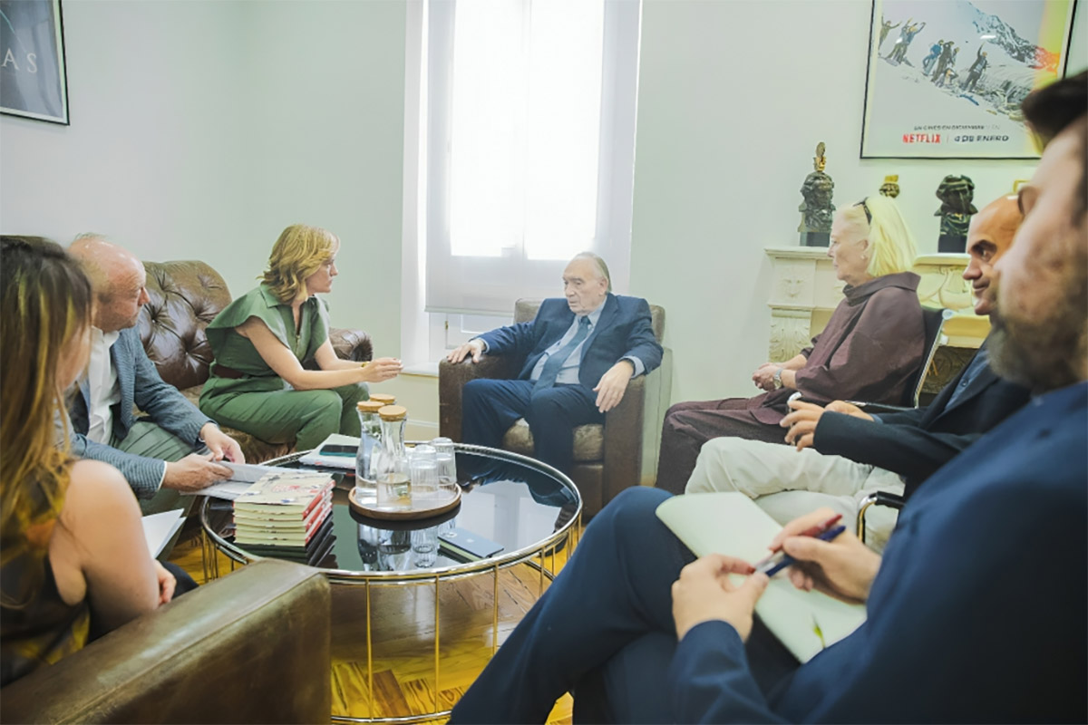 La ministra de Educación se reúne con el presidente de la Academia de Cine