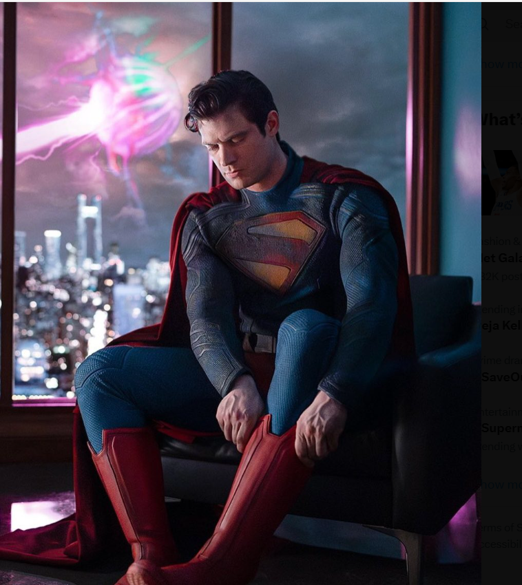 David Corenswet se viste de Supermán