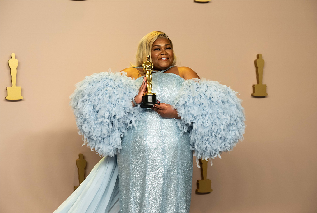 Da'vine Joy Randolph recuerda a su maestro de interpretación al recoger el Oscar