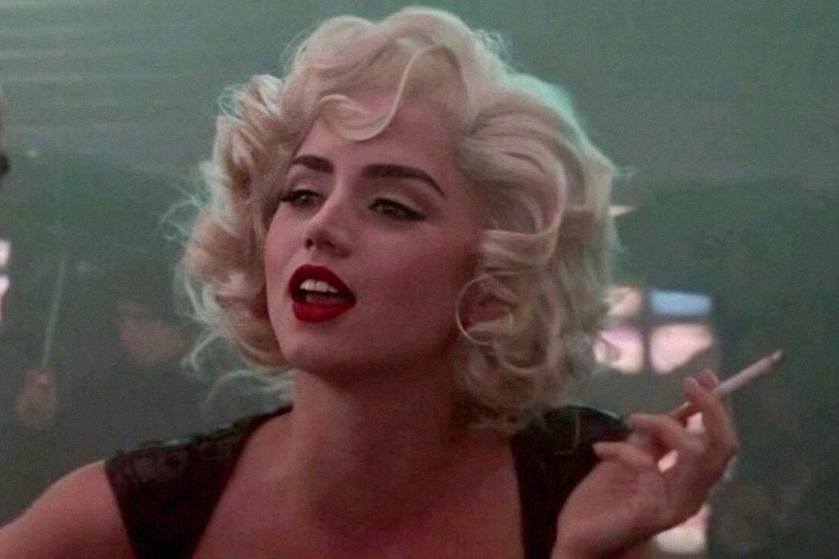 Imagen de Ana de Armas como Marilyn Monroe