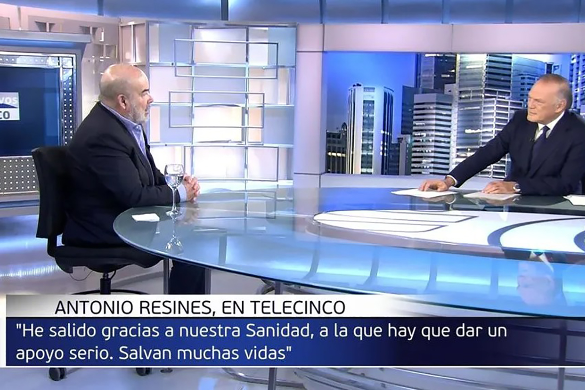 Antonio Resines reaparece en TV