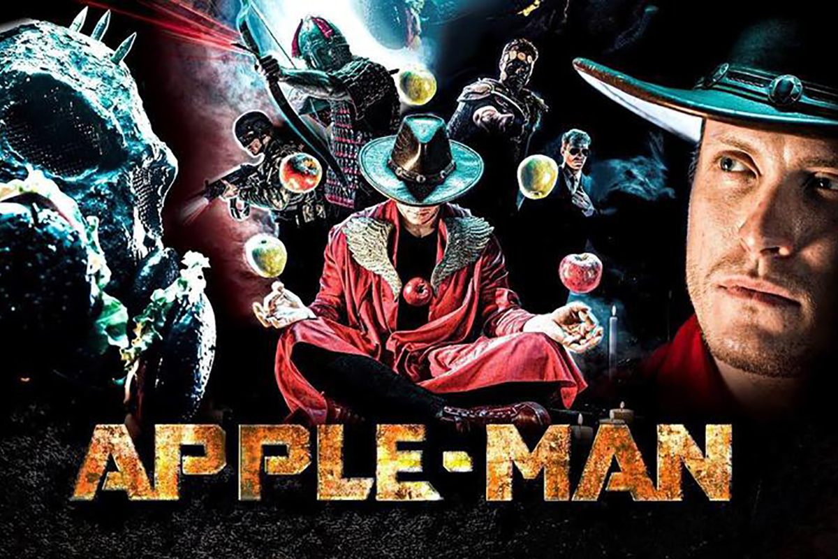 Imagen del film de superhéroes Apple Man