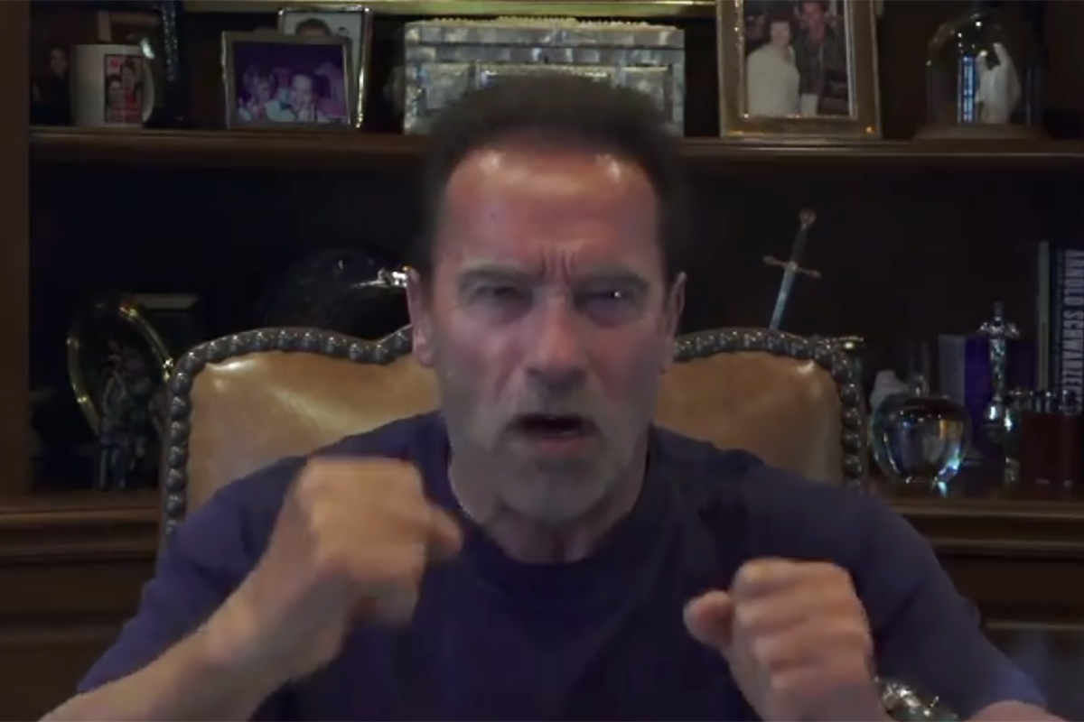 Arnold Schwarzenegger sostiene que él ya había estado antes en Marte