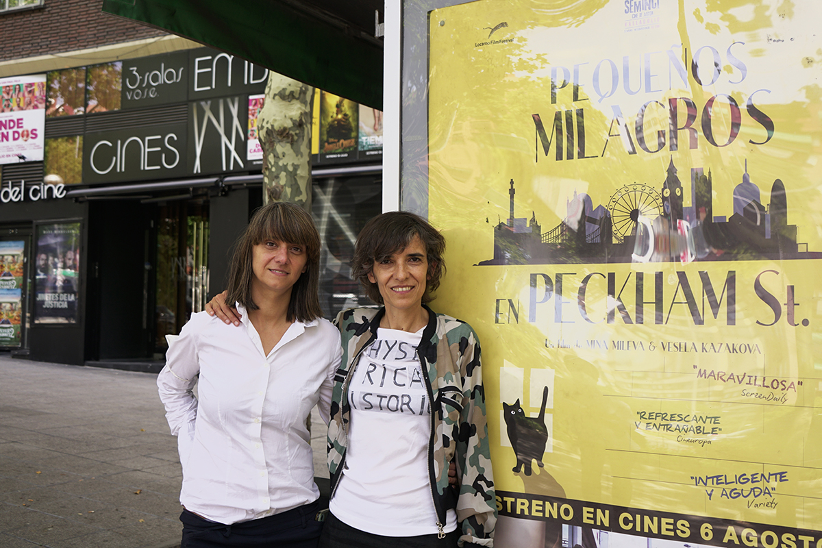 Mina Mileva y Vesela Kazakova, directoras de "Pequeños milagros en Peckham St."