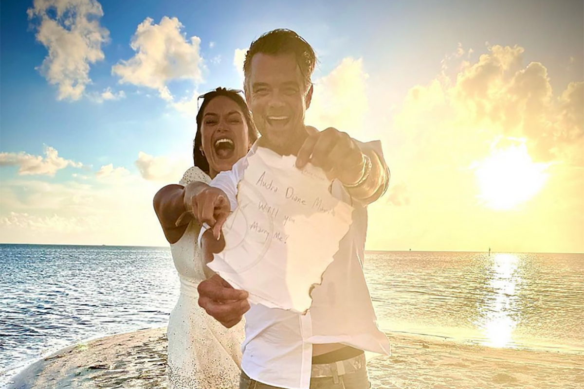 Josh Duhamel se compromete con Audra Mari, una antigua Miss América