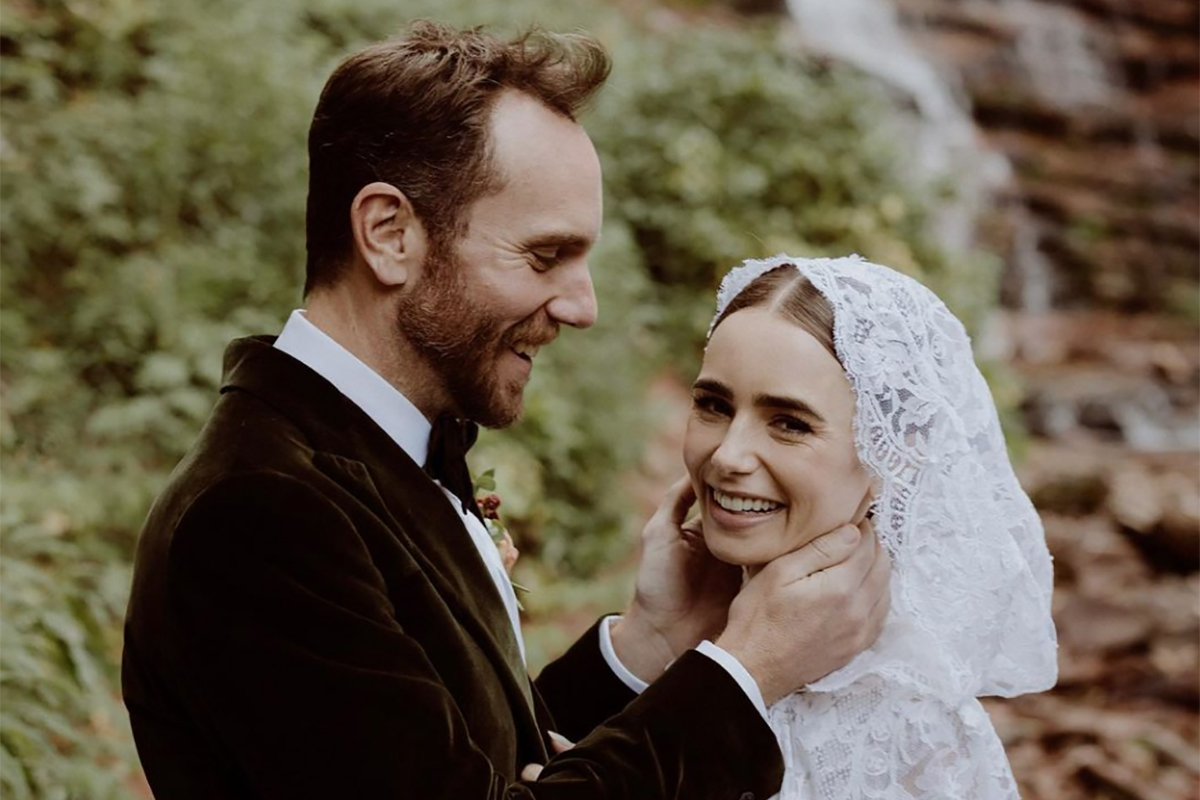 Lily Collins contrae matrimonio con el hijo de Malcolm McDowell