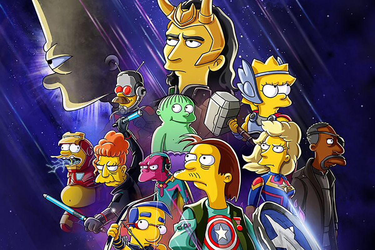 "Los Simpson" visitan el universo de los superhéroes Marvel