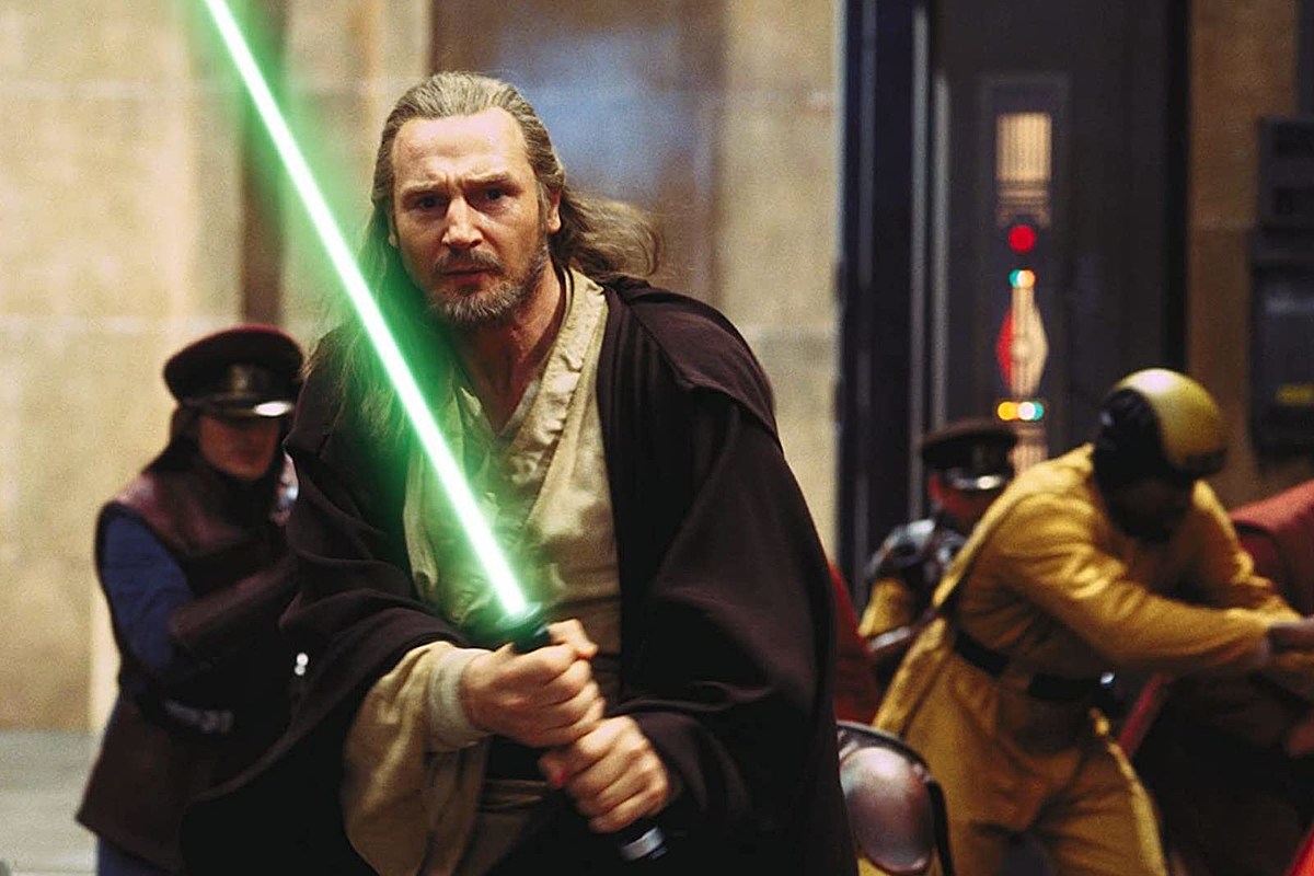 Foto de Star Wars: La amenaza fantasma, con Liam Neeson