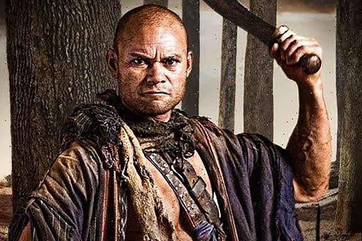 Ioane King, Rhaskos, Spartacus, sangre y arena