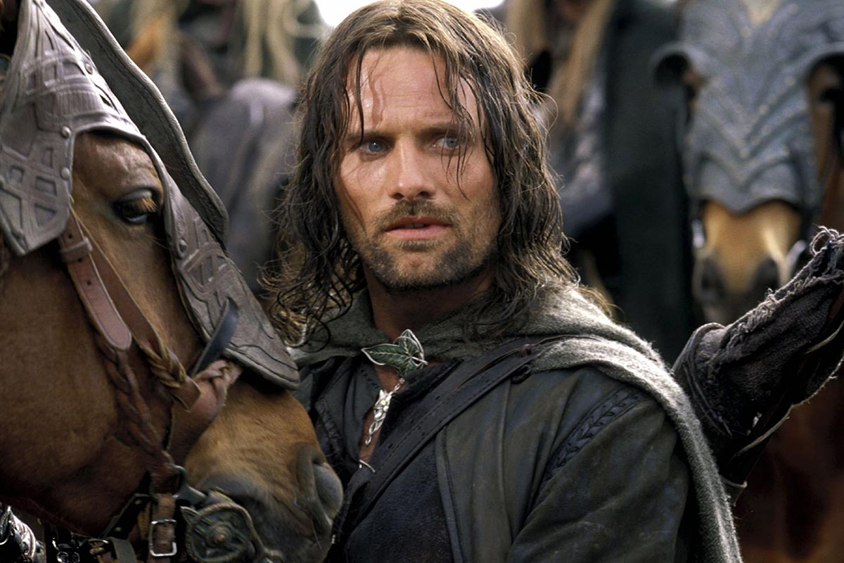 Serie de "El señor de los anillos". Viggo Mortensen