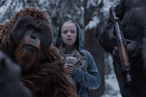 Amiah Miller, niña revelación de “La Guerra del Planeta de los Simios”, se une a la pequeña “Wonder Woman”