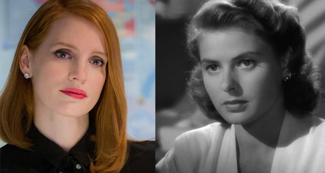 Jessica Chastain interpretará a la legendaria Ingrid Bergman