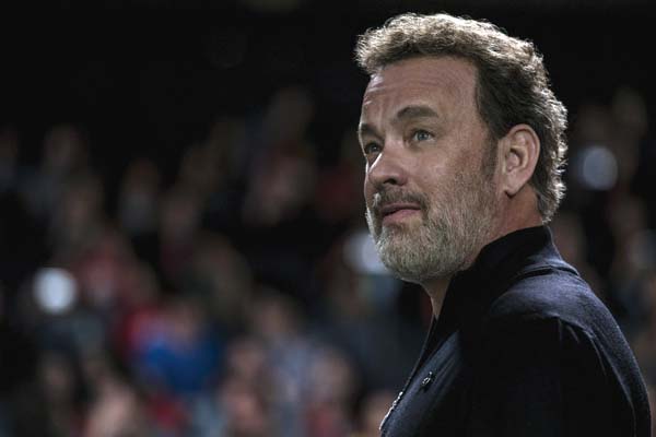Tom Hanks portador de noticias