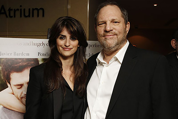 Penélope Cruz también repudia a Harvey Weinstein