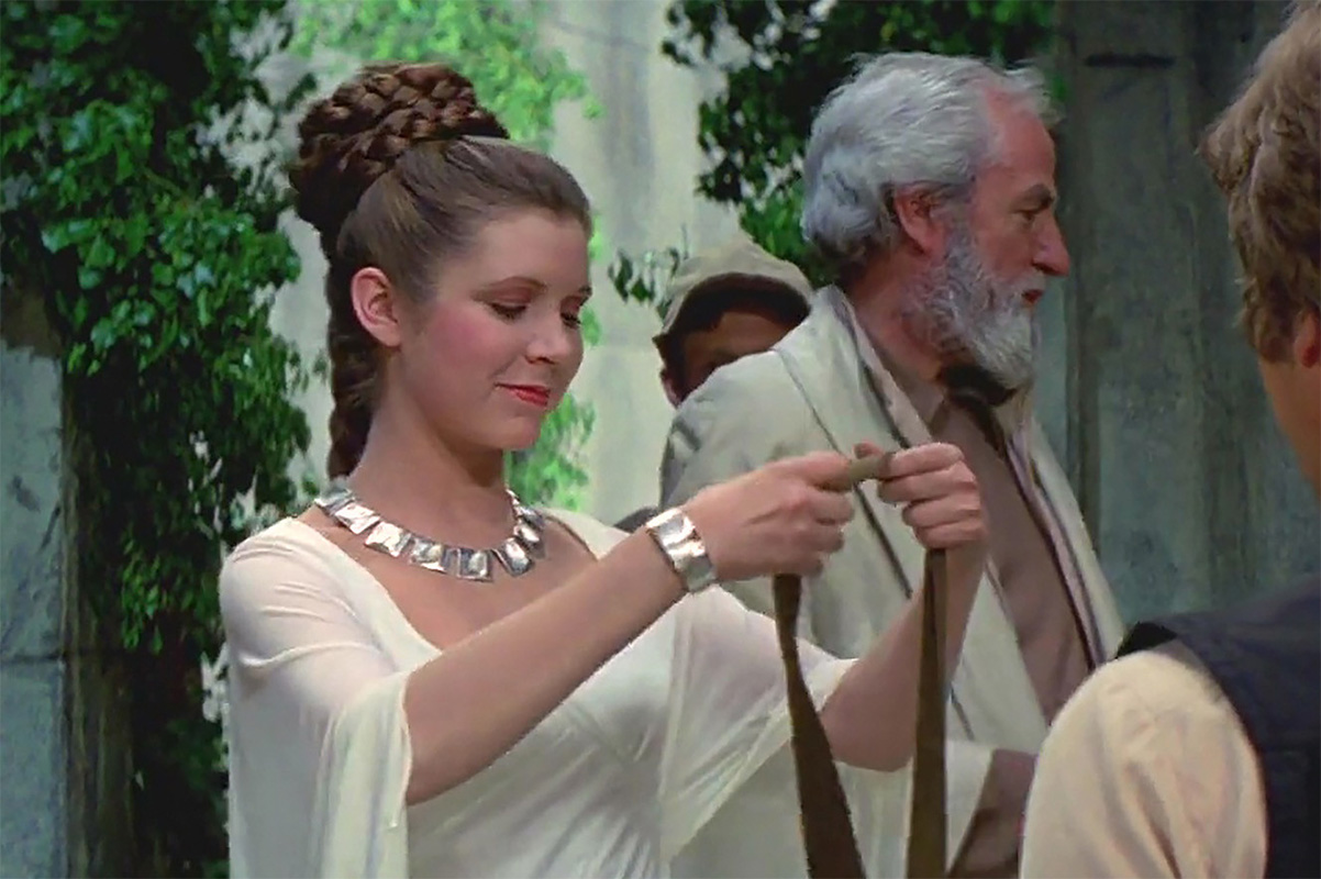 la princesa Leia en "Star Wars
