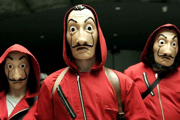 La Fundación Gala-Dalí, molesta porque no ha autorizado las máscaras de "La casa de papel"