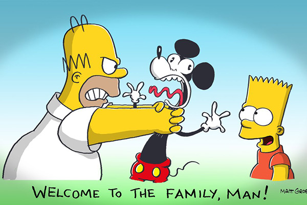 "Los Simpson" se toman la absorción de Fox por parte de Walt Disney con humor