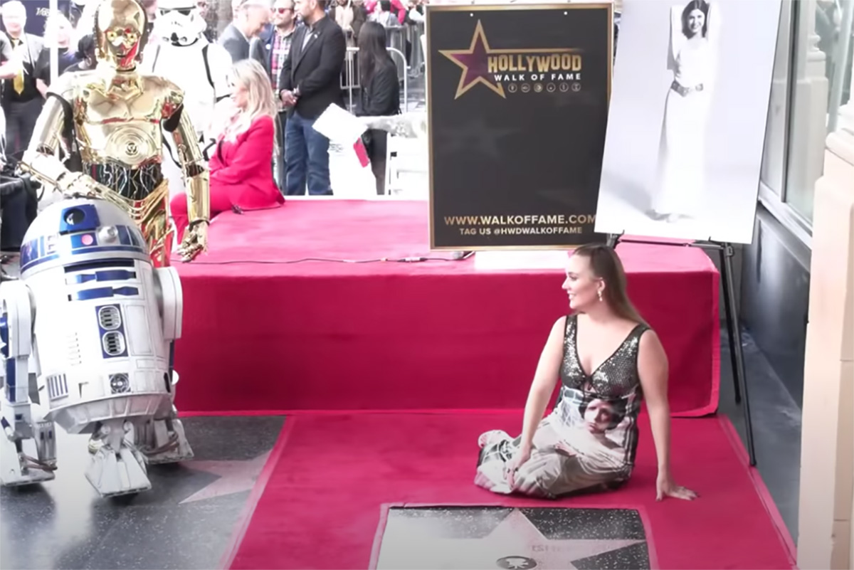 Star Wars, Carrie Fisher, Estrella