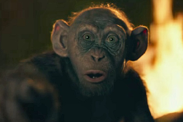 Los simios ganan la guerra por el premio de los efectos visuales