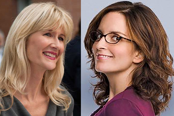Premios para Laura Dern y Tina Fey por su carrera interpretativa