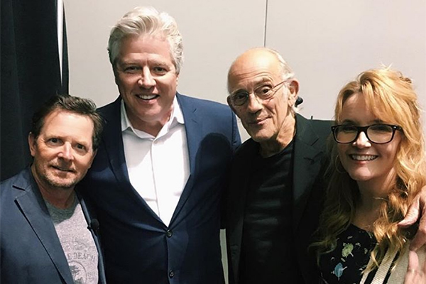 Los protagonistas de "Regreso al futuro" se reúnen