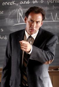 Nicolas Cage, asocial