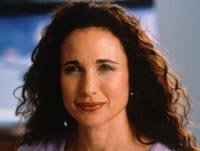 Andie MacDowell, una artista en Las Vegas